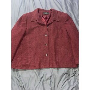 Orvis Vintage Tweed Women's Career Blazer - Button Up - Wool Blend - Fully Lined